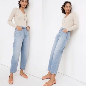 Madewell balloon jeans in Hewes wash size 24